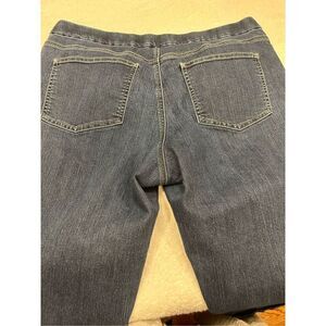 Lee Style Up 16 medium dark blue pull on pants